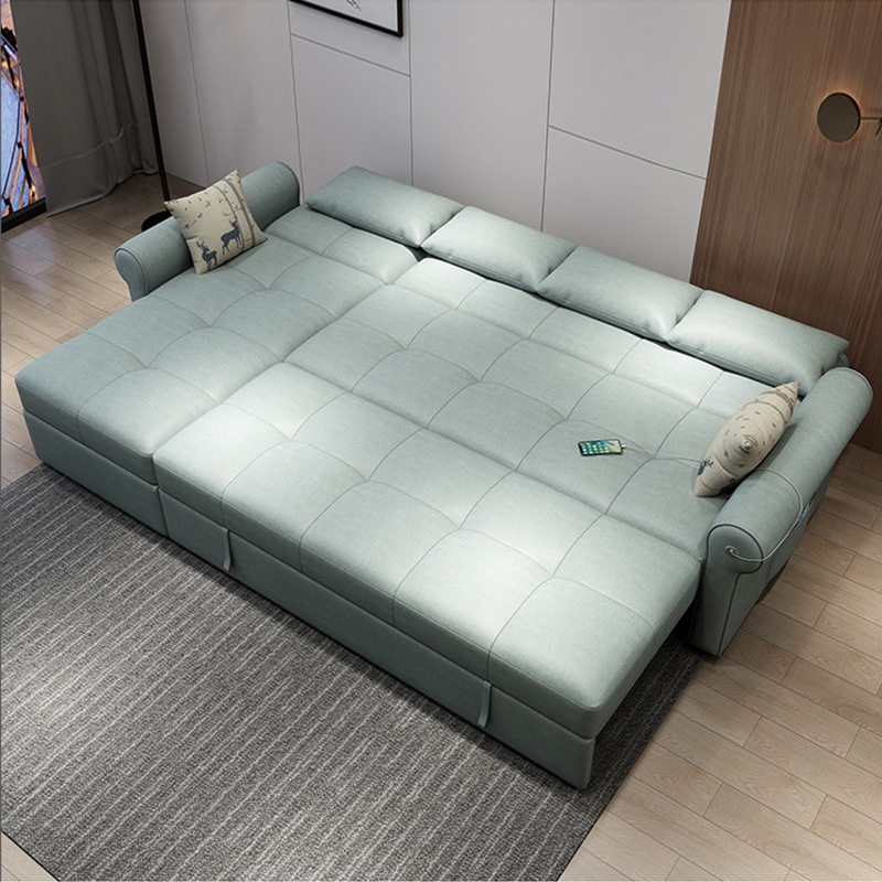 Ghế Sofa Giường Loại 2m4 H69 Plus Gấp Gọn Khung Thép Chắc Chắn Chịu Lực 800kg, Sofa Bed Chọn Màu Và Chất Liệu Ghế | BigBuy360 - bigbuy360.vn