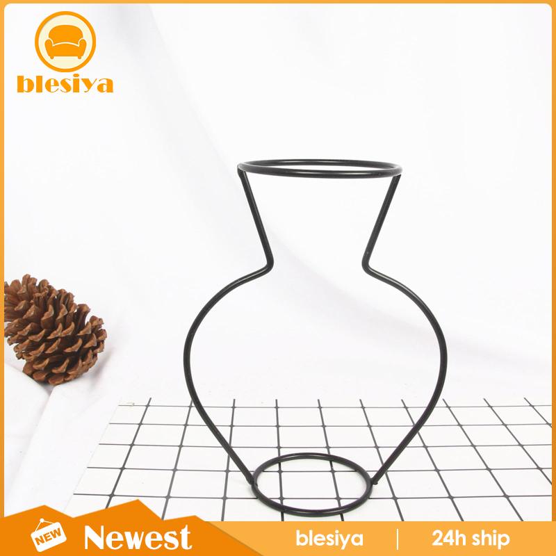 [Blesiya] Lọ Hoa Khung Kim Loại Hiện Đại Có Giá Đỡ Kim Loại Trang Trí Nhà Hàng / Văn Phòng / Tiệc Sinh Nhật
