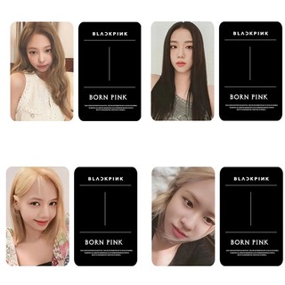 Bộ lomo Blackpink bo góc thẻ hình Born Pink