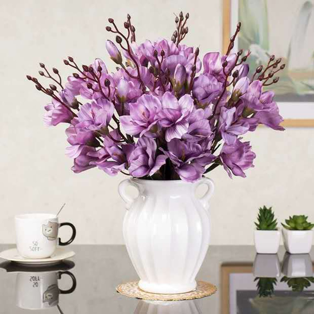 Hoa diên vĩ, hoa giả để bàn, bó diên vĩ lụa trang trí nhà cửa, decor chụp ảnh - Hana Flower | BigBuy360 - bigbuy360.vn