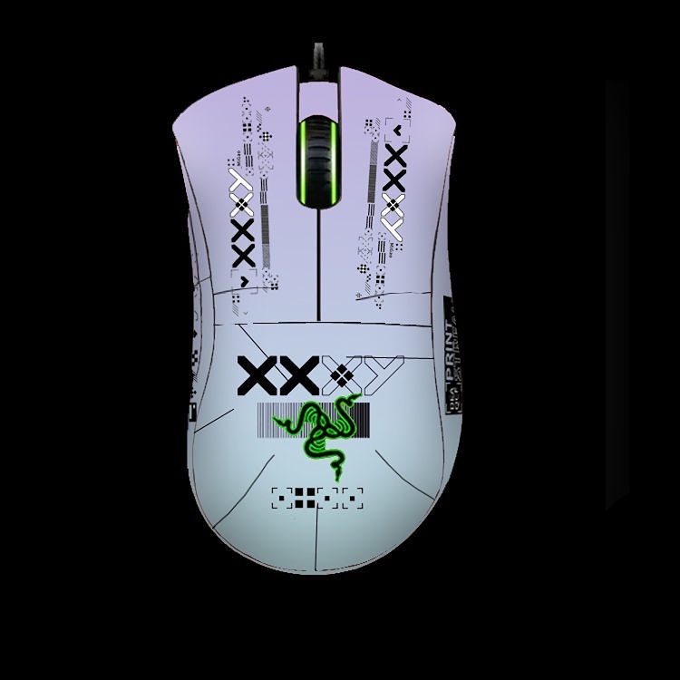 Miếng Dán Chống Trượt Màu Đen Nhám Họa Tiết Hoạt Hình Cho Razer DeathAdder Essential V2 Pro V2 Mini
