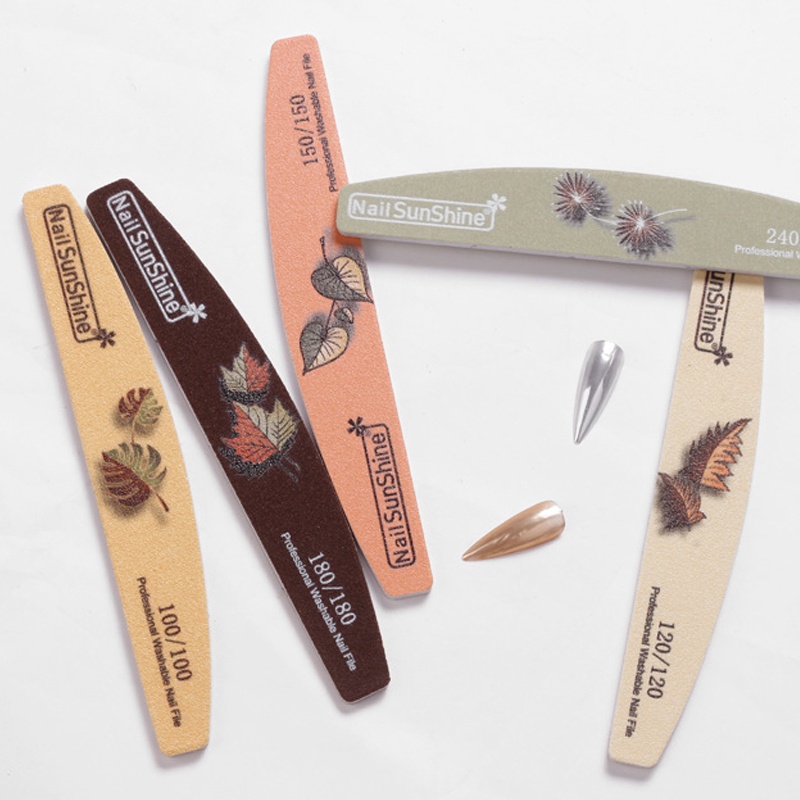 Dụng cụ dũa móng tay UR SUGAR chuyên nghiệp in họa tiết hoa mặt trăng có thể giặt lại