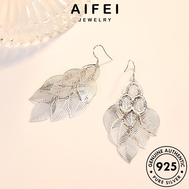 AIFEI JEWELRY fengye xỏ su thật tai quốc điệu bông vành hàn kiện tròn nguyên khuyên 925 sức bản trang phụ bạc tua thời nữ Thời sành E460
