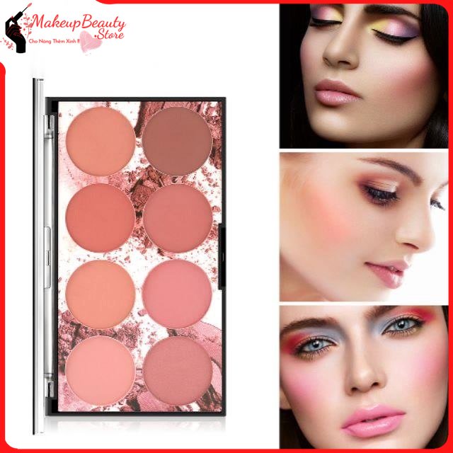 Bảng má 8 màu Miss rose MS 394