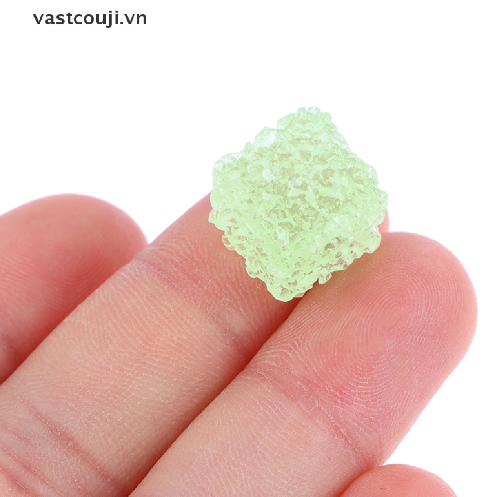 Bộ 5 Mô Hình Xe VASTJI Mini Bằng Nhựa Resin Màu Kẹo Dạ Quang Trang Trí Bảng Điều Khiển