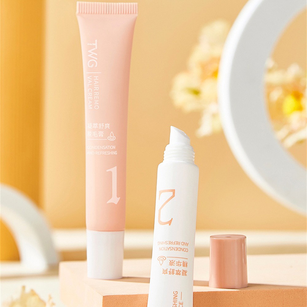 Bộ 2 Gel Tẩy Lông Môi Không Đau Chiết Xuất Lô Hội Dưỡng Ẩm Cho Nam Và Nữ