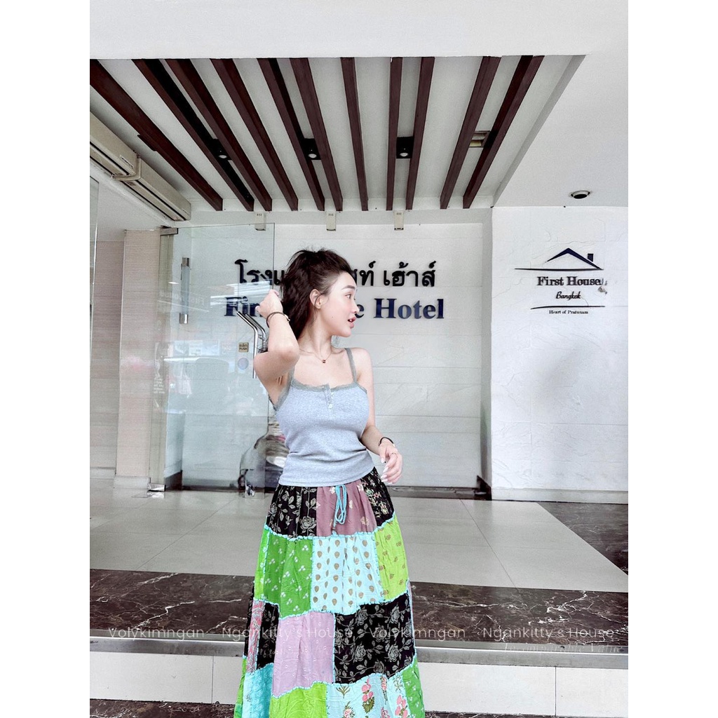 Chân váy boheme màu TL 100#61057