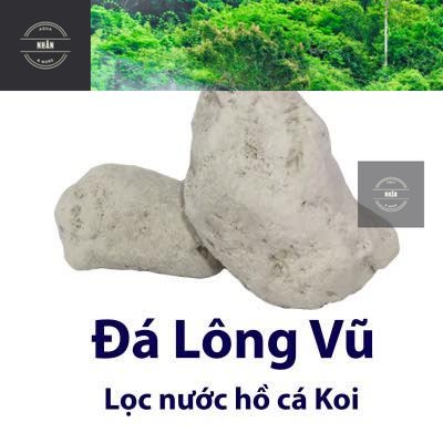 Đá Lông Vũ Trắng, Vật Liệu lọc nước Bao 18-20kg - Nhhân Aqua- Giao hàng siêu nhanh.