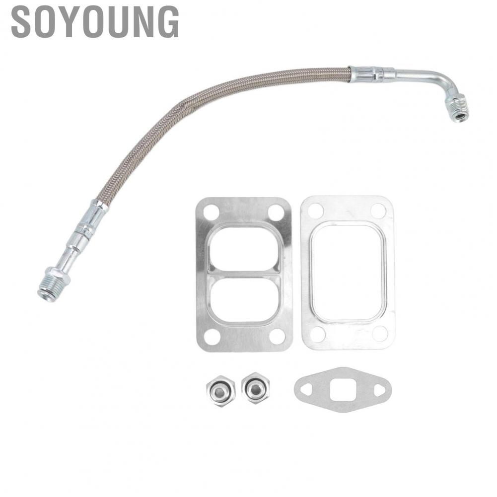 Soyoung 3913824  Turbo Oil Feed Line Easy To Install Deform Proof Long Service Life for Car