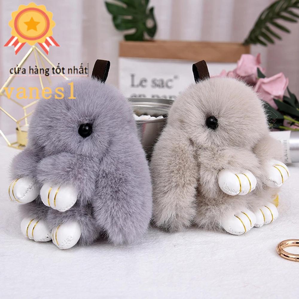 Móc Khóa Hình Thỏ Bông Xinh Xắn Đáng Yêu VANES1