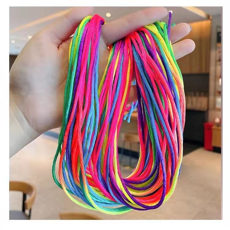 Dây Bện Tóc Nhiều Màu Sắc Phong Cách Tây Tạng Dành Cho Người Lớn