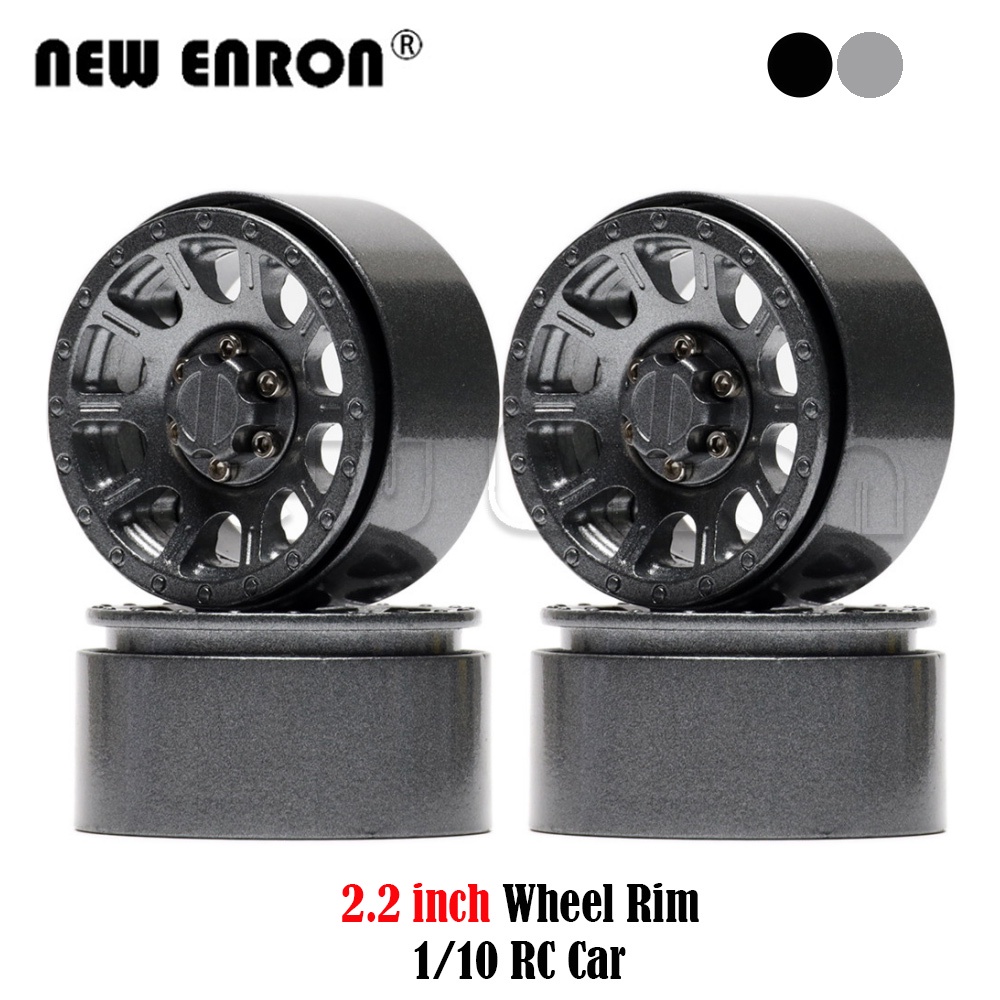 4pc Kim loại 249g / cái Nặng 2,2 "Vành bánh xe Beadlock RC Hub cho 1/10 RC Crawler Car Axial SCX10 90046 Wraith RR10 Traxxas TRX6 TRX-6