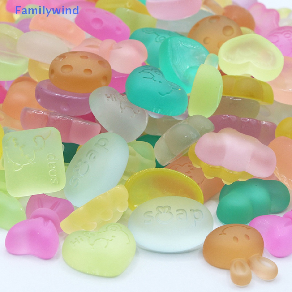 Xà Phòng mini Hình Móng Vuốt Mèo Hoạt Hình Có Hương Thơm 12 Màu Cho Nhà Búp Bê