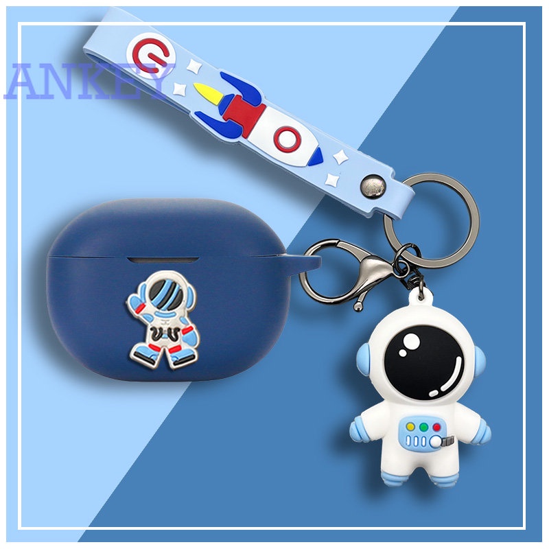 SoundPEATS Mini Pro Case Cute Cartoon Cover with KeyChain Bluetooth Earphone Accessories TWS Headphone Portable