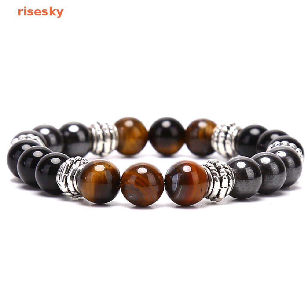 Vòng Tay Chuỗi Hạt Đá Mắt Hổ Tự Nhiên Thời Trang Cho Nữ