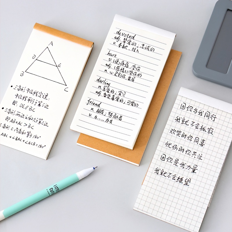 Sổ Ghi Chú Bỏ Túi Chất Liệu Giấy Kraft Tiện Dụng