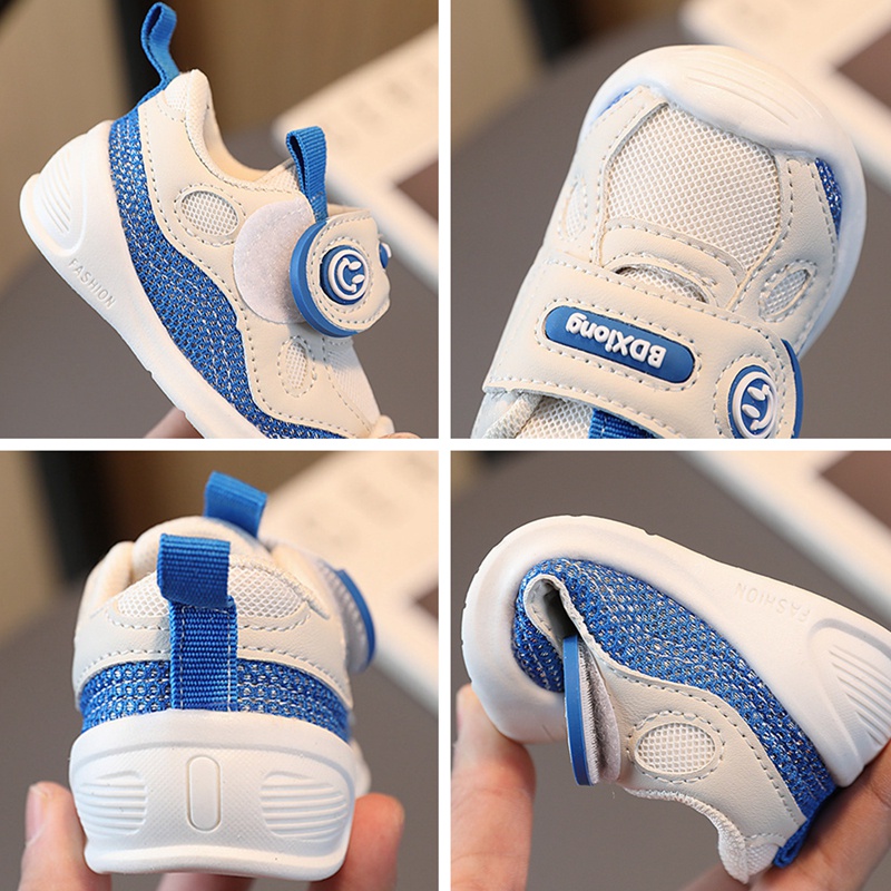 Giày Thể Thao Đế Mềm Thoáng Khí Cho Bé 0-3 Tuổi