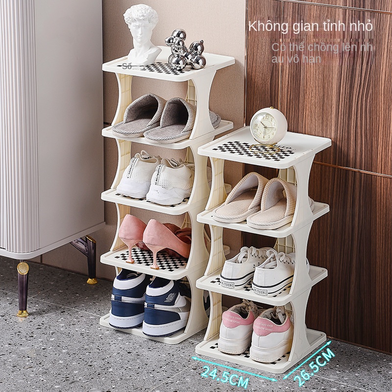 Kệ Để Giày Nhiều Tầng Cỡ Nhỏ Có Thể Gấp Gọn Tiện Dụng