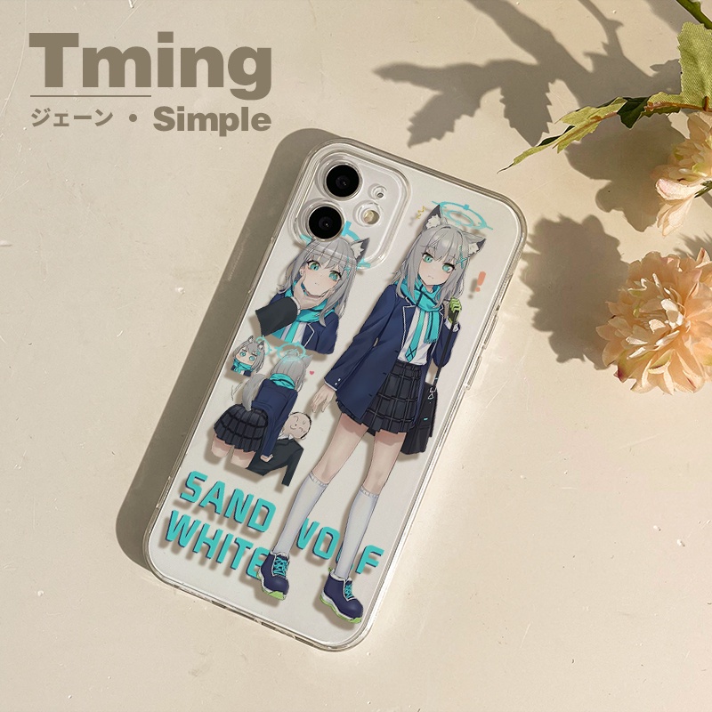 Blue Archive Creative personality Sunaōkami Shiroko Two-Dimensional phone case x compatible with iPhone 13 Apple 14pro