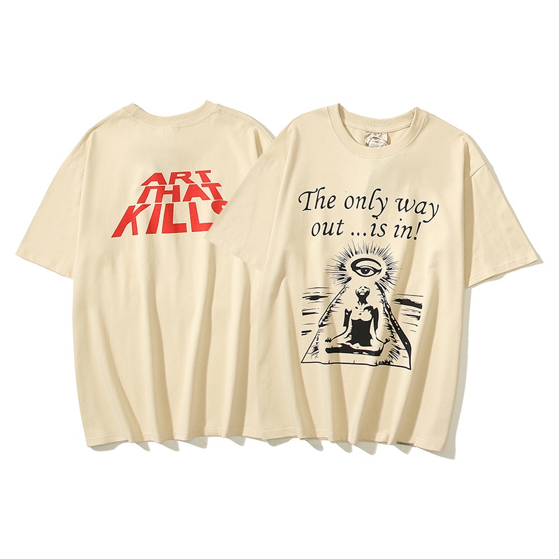 Gallery DEPT Áo Thun Ngắn Tay In Khẩu Hiệu Palmm sloganHSDSDHDFGSDF Cho Nam Và Nữ