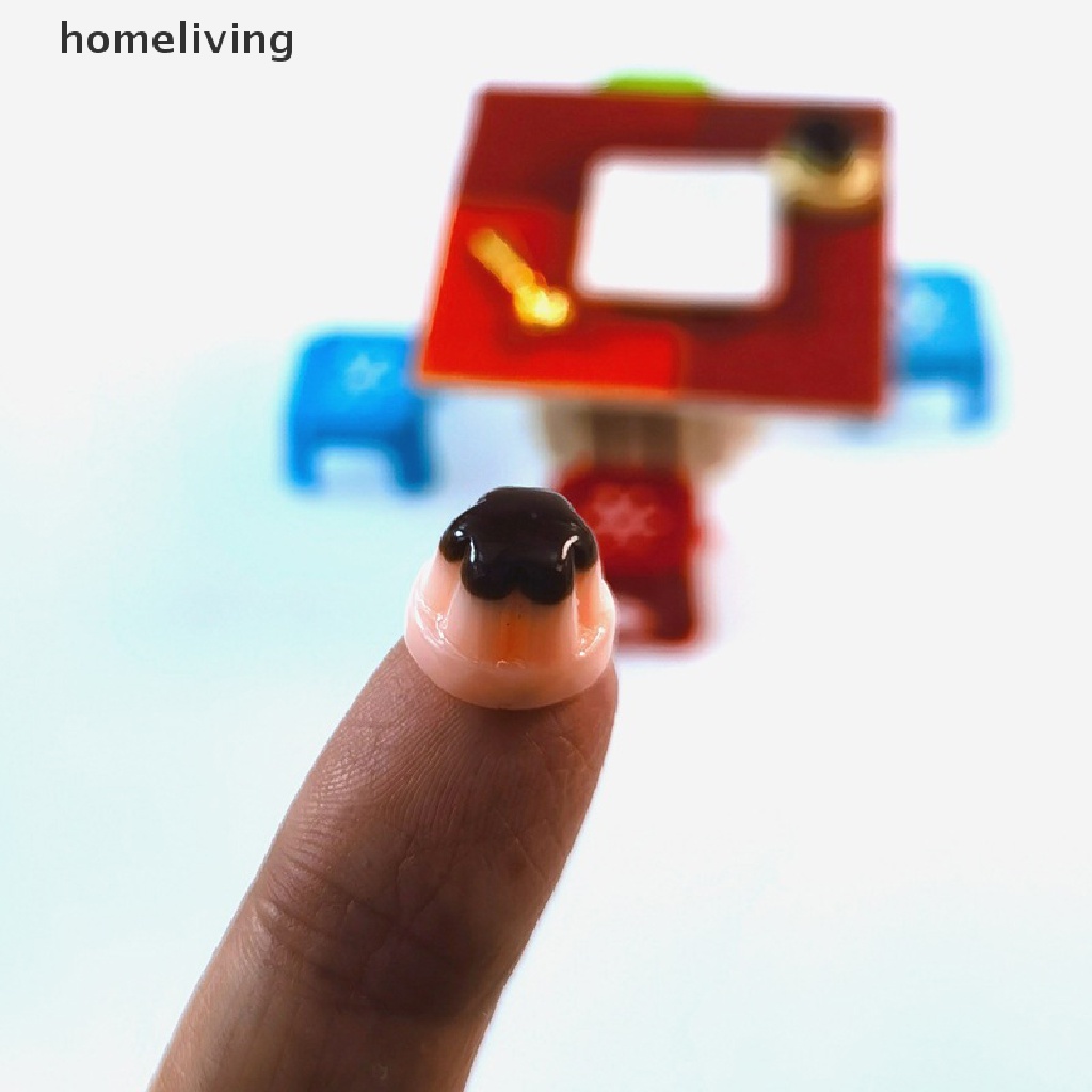 1 Bộ Mô Hình Bánh Pudding Trái Cây Tỉ Lệ 1: 12 Kèm Muỗng Trang Trí Nhà Búp Bê