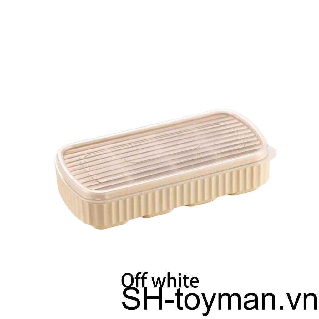 Khuôn Làm Đá 8 Ngăn Bằng Silicone Linh Hoạt Chống Bụi Có Thể Tái Sử Dụng