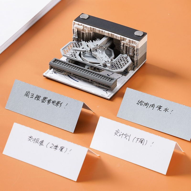 Giấy Note 3d Hình Trái Đất Sáng Tạo Trang Trí Quán Cà Phê