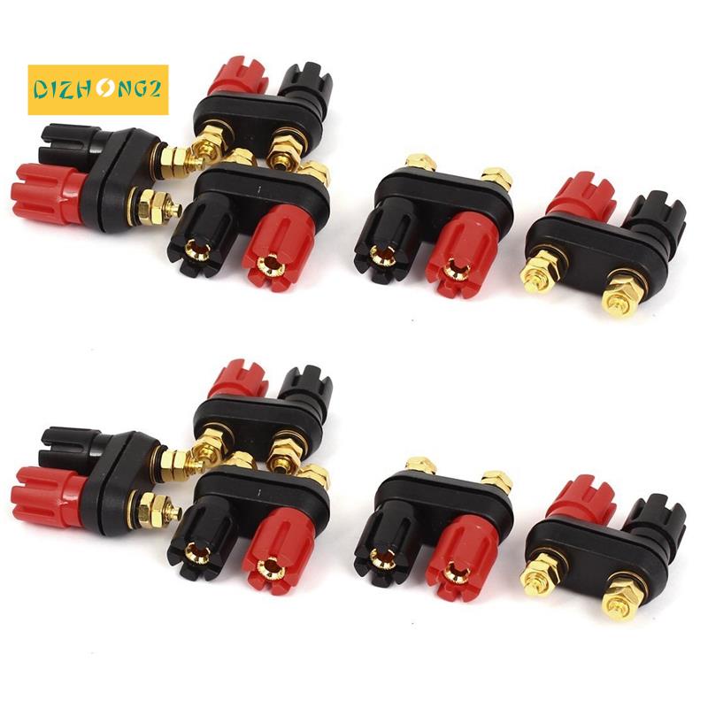 Set 10 Đầu Nối Phích Cắm Bắp Chuối Cho Loa Khuếch Đại Âm Thanh