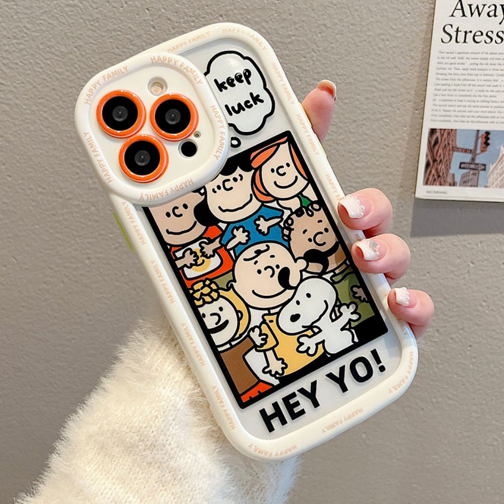 Ốp Điện Thoại TPU Dẻo Họa Tiết Hoạt Hình Snoopy Dễ Thương Cho IPhone 11 12 13 14 Pro Max