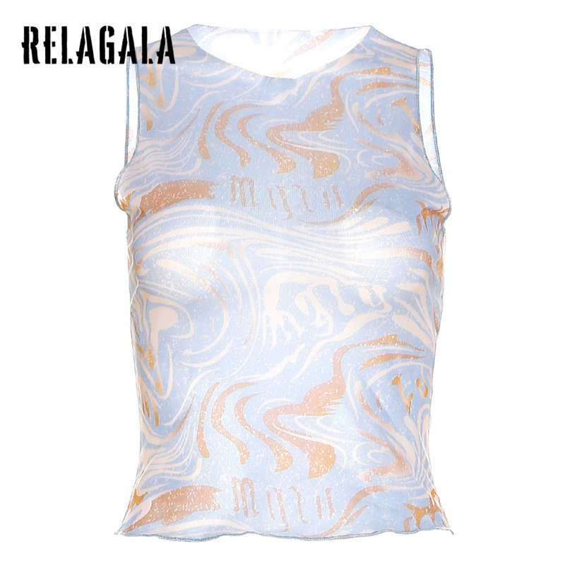 Áo Tank Top Cổ Tròn Màu Trơn Thời Trang 2023 Dành Cho Nữ