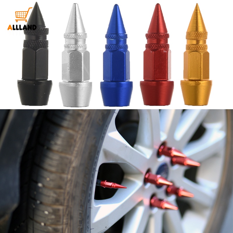 Nắp Van Bánh Xe Hơi / Xe Máy Đầu Nhọn Bằng Hợp Kim Sáng Tạo