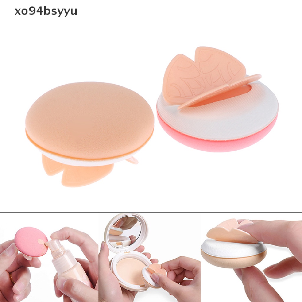 Set 2 Bông Mút Trang Điểm Xo94Bsyu Hình Bướm Tiện Lợi