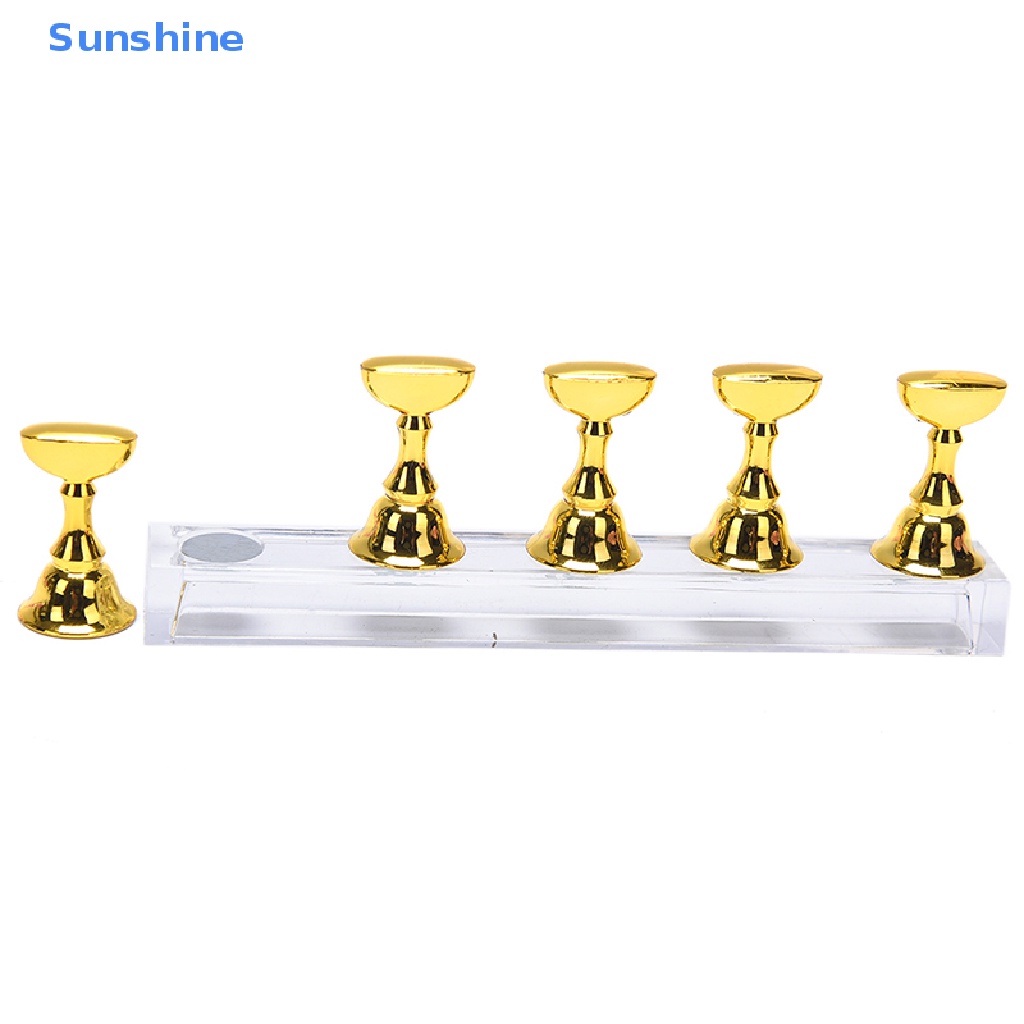 1 Bộ Giá Đỡ Trưng Bày Móng Tay Bằng Acrylic Pha Lê