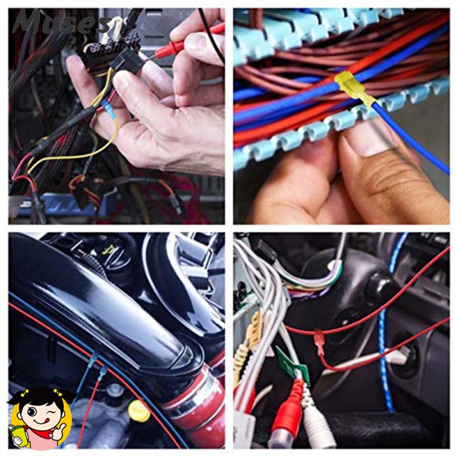 Bộ 480 Đầu Nối Dây Cáp Cách Điện Hình Chữ T Thay Thế Tiện Dụng