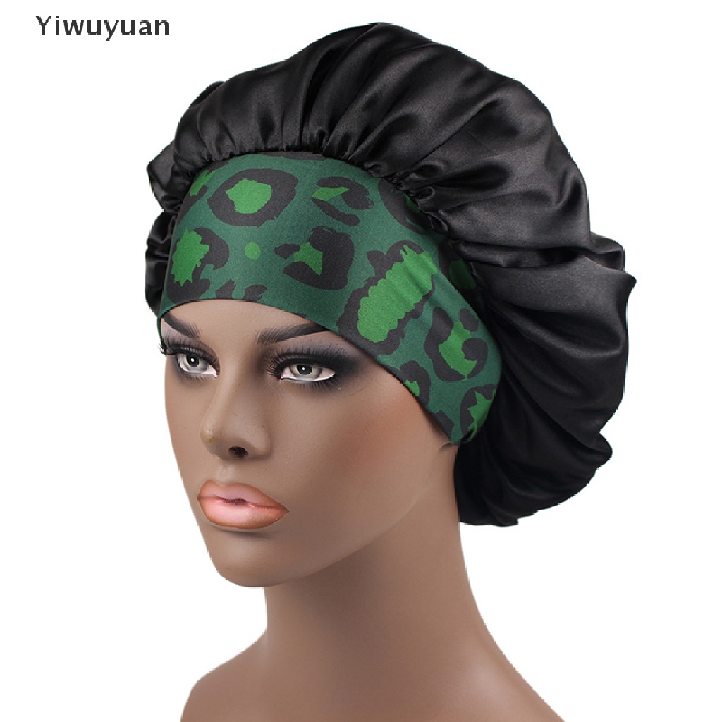 < Yiwuyuan > Mũ Trùm Đầu Ngủ Hai Lớp Bằng Lụa Sa Có Thể Điều Chỉnh Giảm Giá