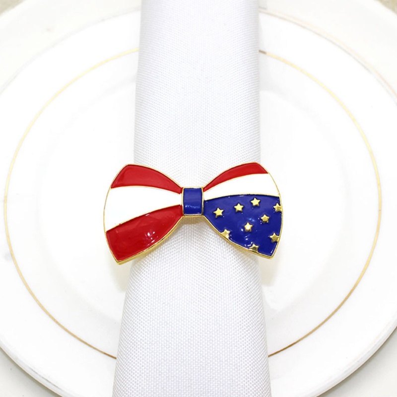 Bộ 6 Khóa Khăn Ăn Bằng Kim Loại Chất Lượng