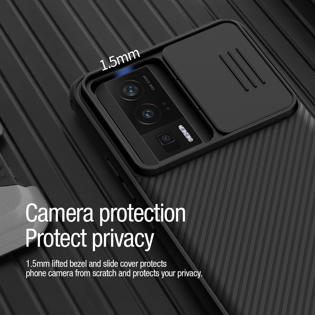 Ốp lưng Redmi K60 NILLKIN CamShield Pro Lens bảo vệ nắp từ tính cho Xiaomi Redmi K60 Pro