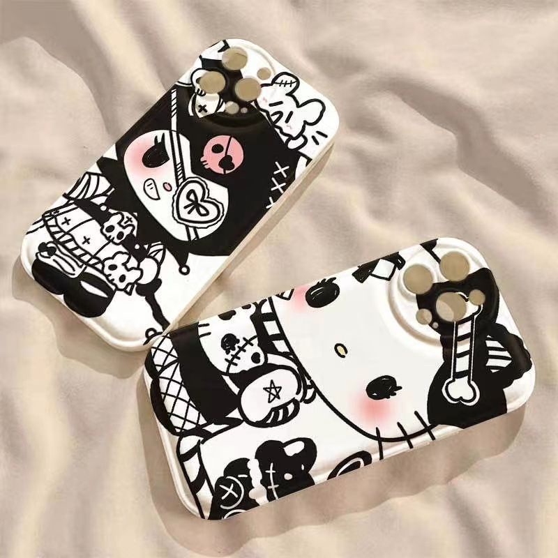 Ốp Điện Thoại Họa Tiết Hoạt Hình Hello Kitty / Bong Bóng Dễ Thương Cho iPhone12 / plus6 147 1311Pro 8x