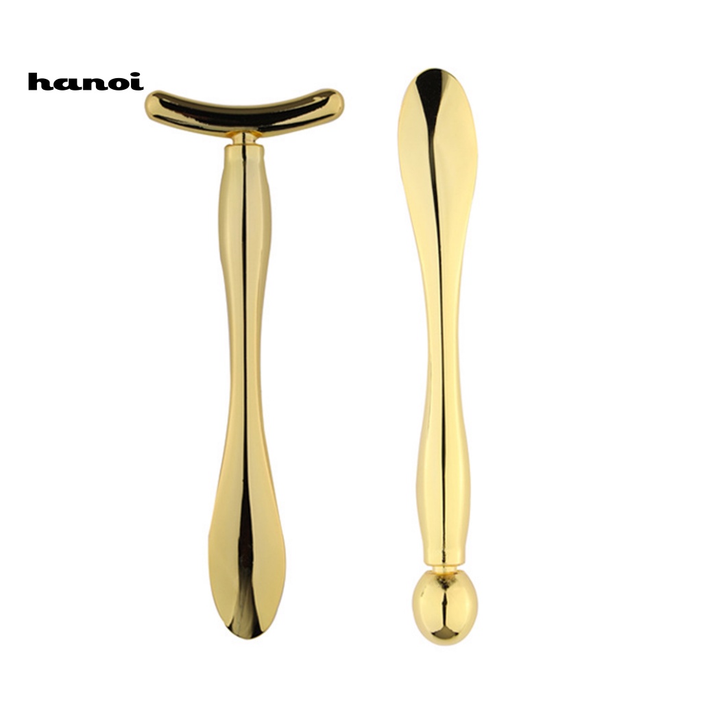 Bộ 2 Dụng Cụ Mát Xa Mắt Loại Bỏ Bọng Mắt Hình Chữ U Bằng Hợp Kim Kẽm