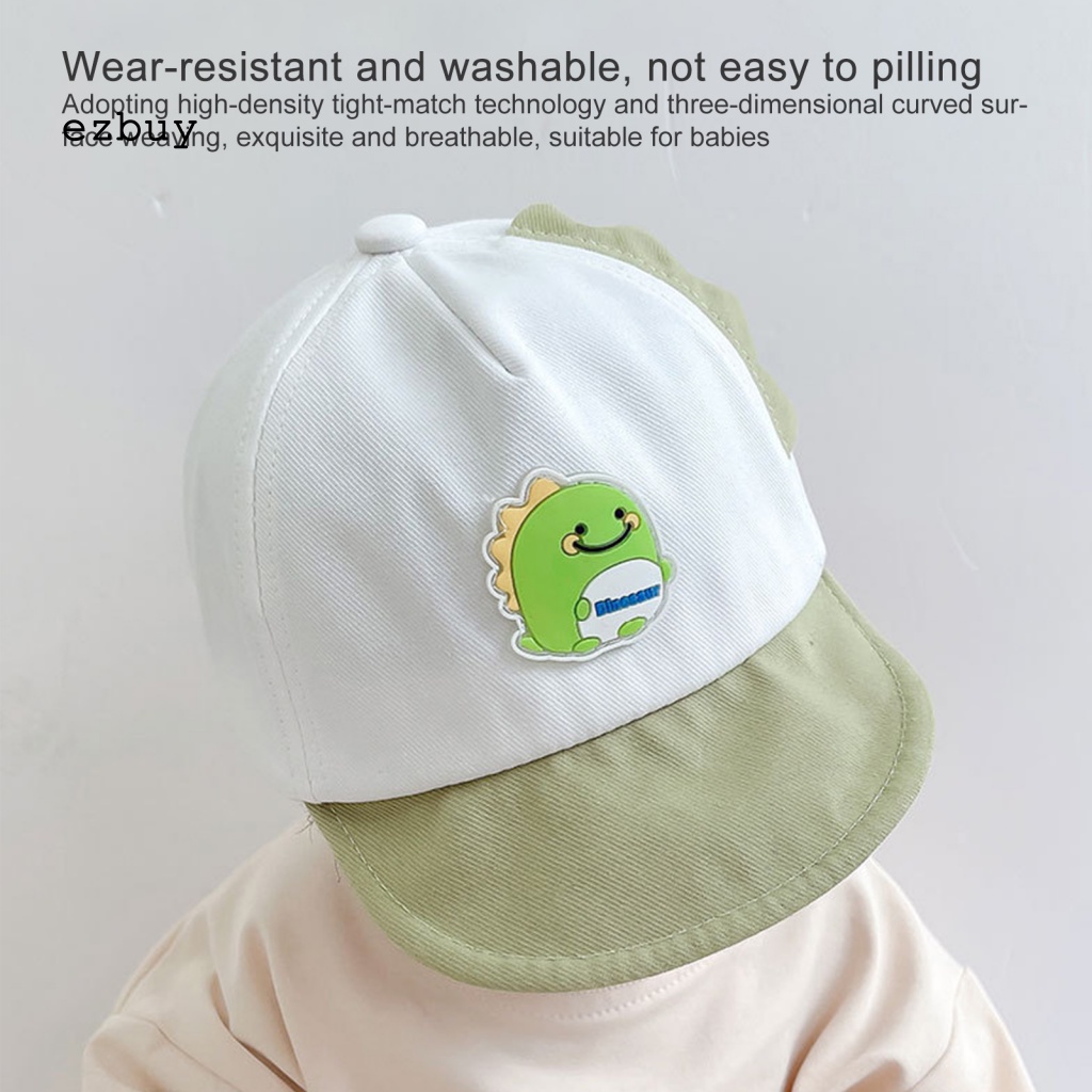 Mũ Lưỡi Trai Cotton Thoáng Khí In Họa Tiết Khủng Long Dành Cho Bé