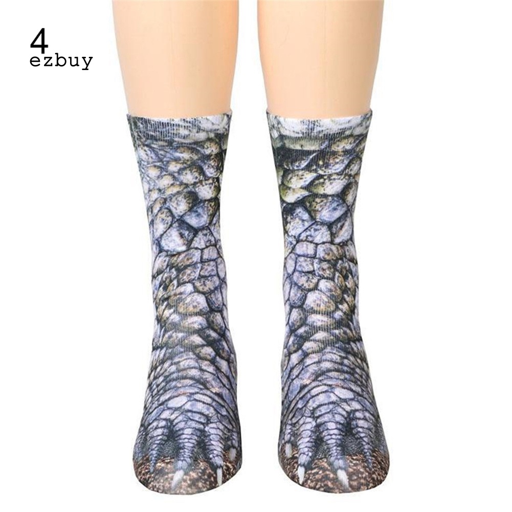 Vớ Co Giãn Thoáng Khí In Hình Móng Vuốt Động Vật 3D Vui Nhộn Cho Người Lớn Và Trẻ Em