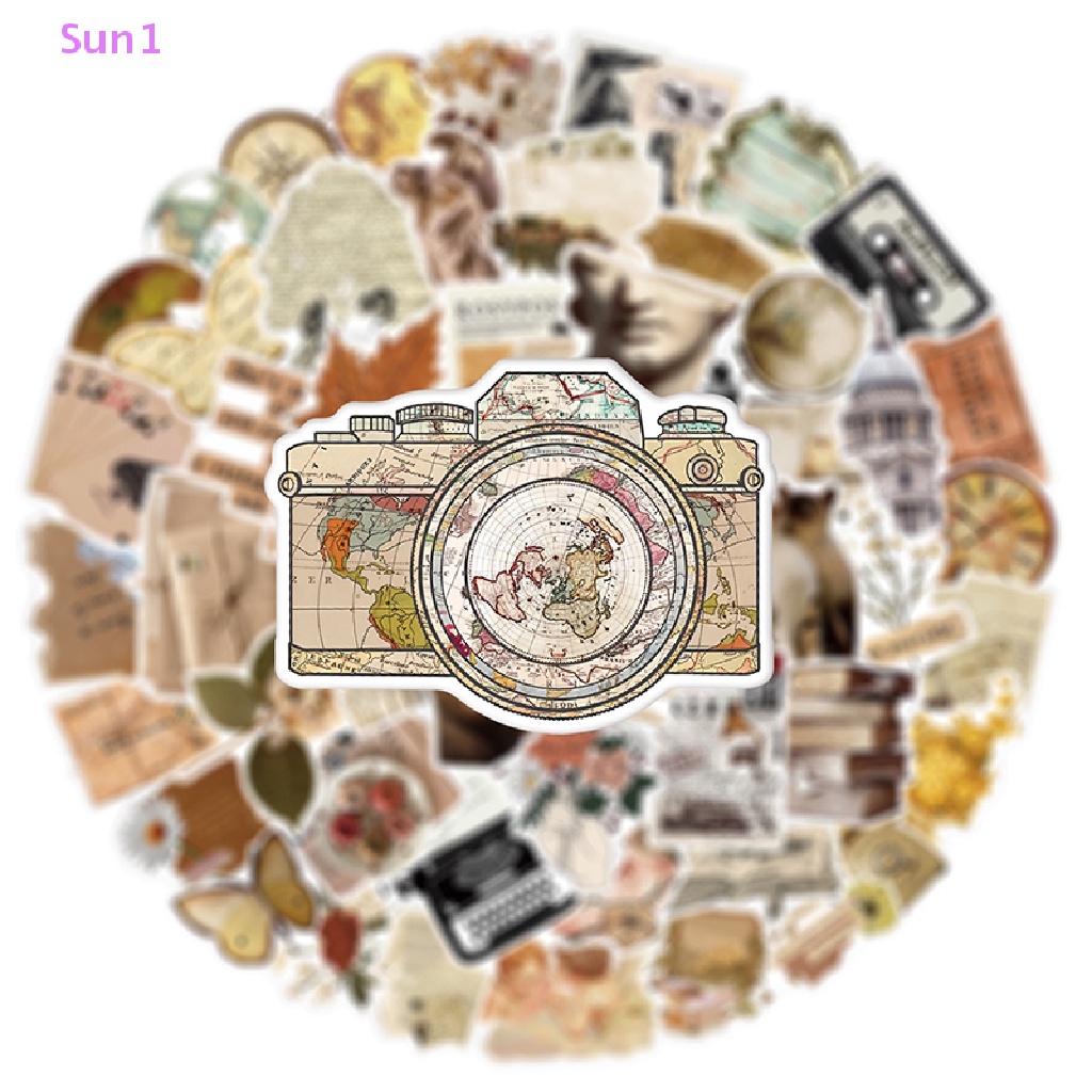 Set 50 Hình Dán Graffiti Nghệ Thuật Dùng Để Trang Trí Điện Thoại / Ván Trượt / Laptop / Xe Hơi