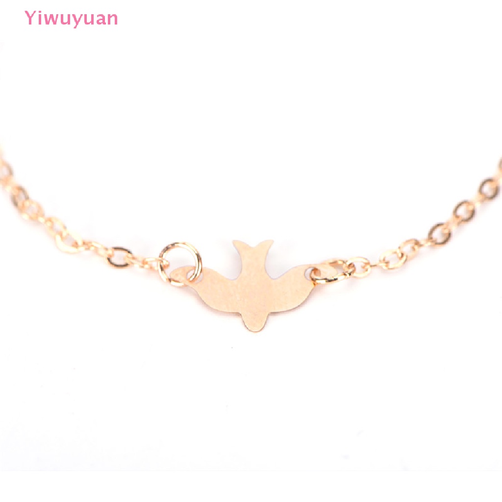 < Yiwuyuan > Vòng Tay Hình Chim Bồ Câu Nhỏ Nhắn Dễ Thương