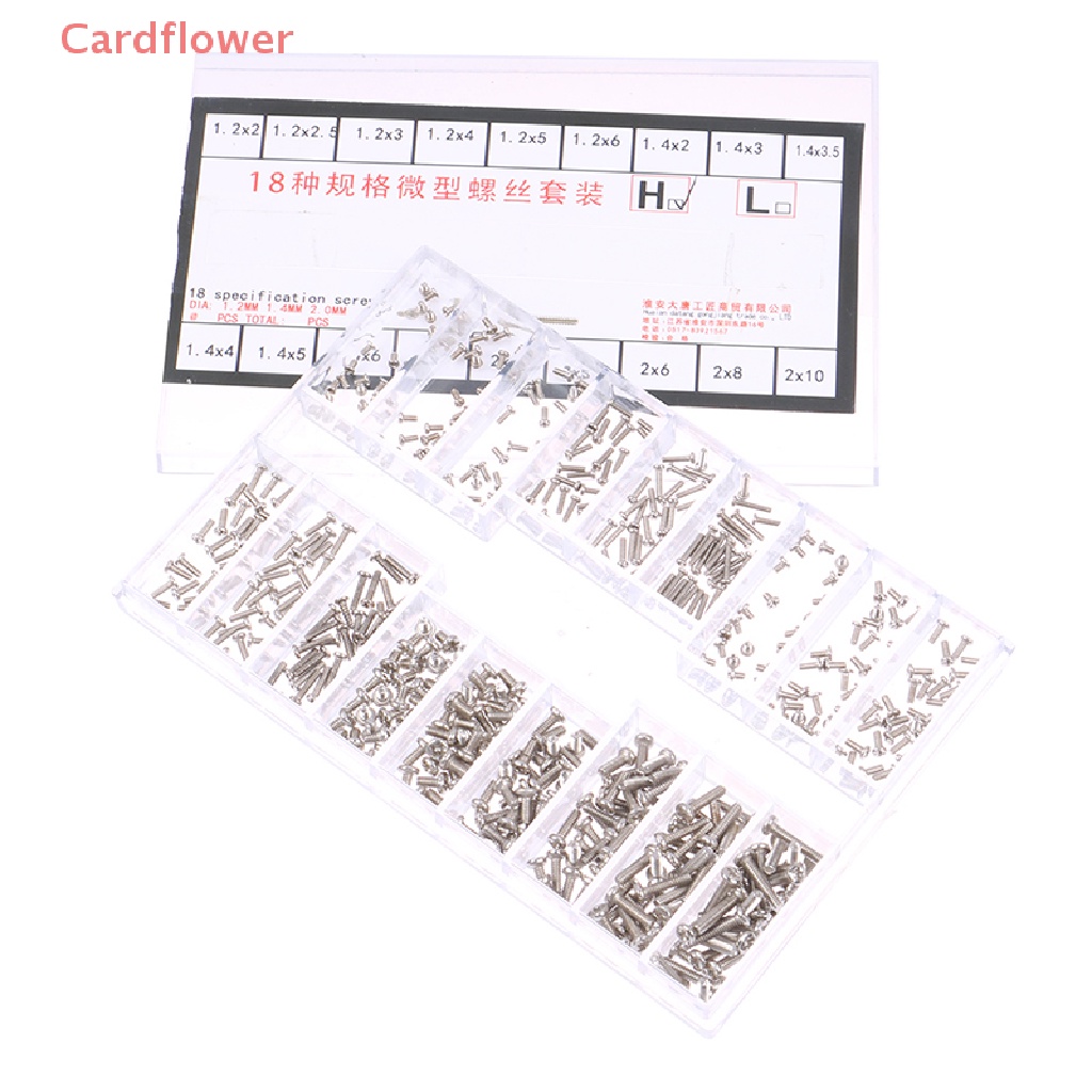 Hộp 500 Ốc Vít 18 Loại Dùng Để Sửa Chữa Máy Tính / Laptop