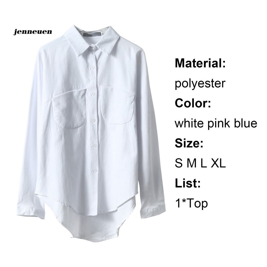 Áo Sơ Mi Dài Tay Thoải Mái Dễ Sử Dụng Cho Nữ