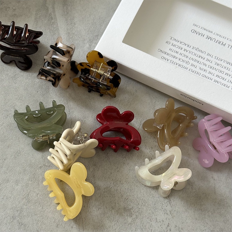 Kẹp Tóc Hình Chú Thỏ Màu Vàng Phong Cách Hàn Quốc Dễ Thương