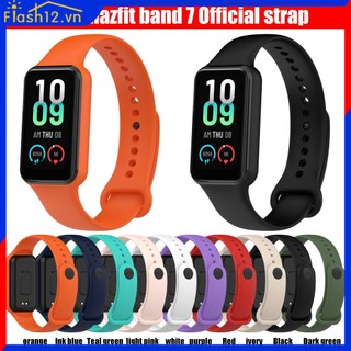 Dây đeo cho amazfit band 7 vòng đeo tay thể thao dây đeo thay thế dây đeo cổ tay mềm phụ kiện flash12_vn