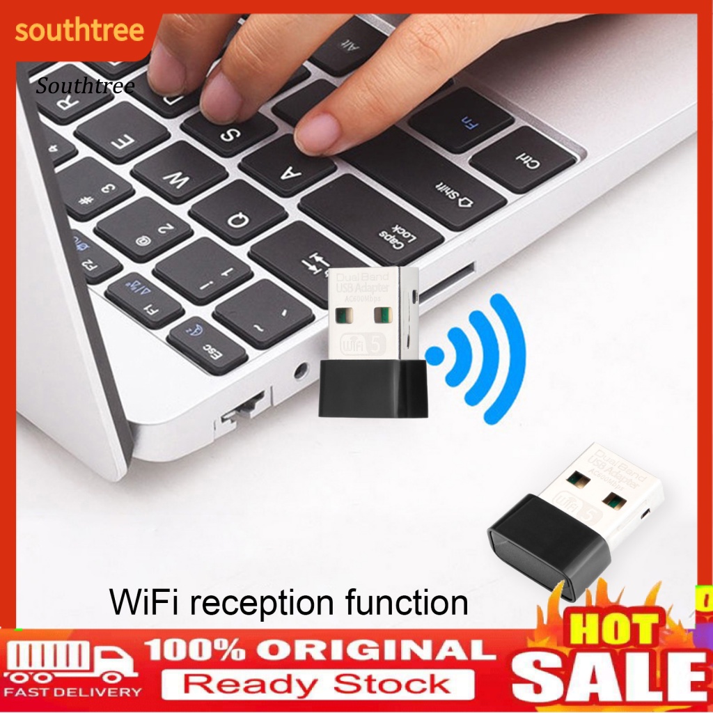 Thẻ Mạng USB Không Dây 600Mbps Dùng Cho Laptop / Nhà Ở / Văn Phòng