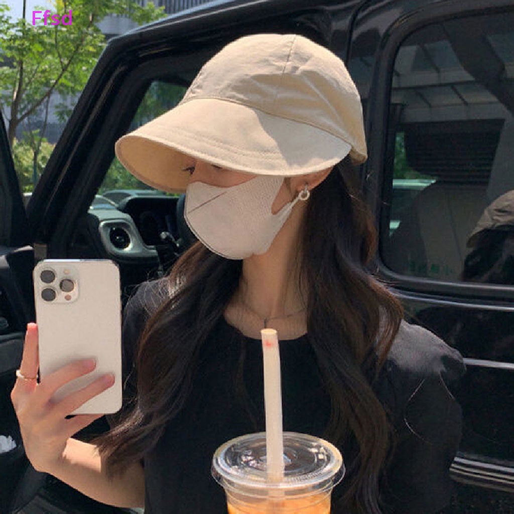 {Ffsd} Mũ Ngư Dân Vành Rộng Chống Nắng Mùa Hè Nhanh Khô Có Dây Rút Điều Chỉnh Được * Bán Chạy