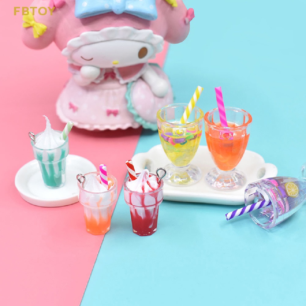 1 Ly Nước Ép Trái Cây Trang Trí Nhà Búp Bê 1 / 6